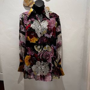Silk chiffon blouse